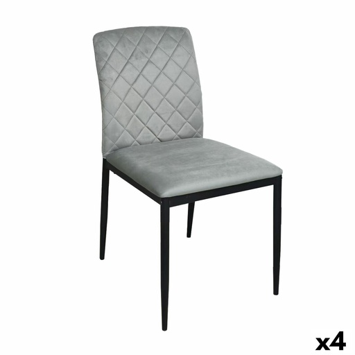 Silla Versa ZEGERS  Gris 58 x 83 x 44 cm (4 Unidades)