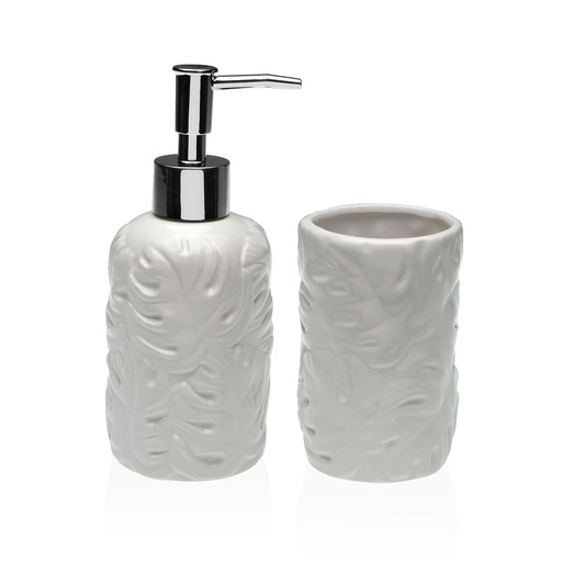Set de Baño Versa Blanco Dolomita 6,8 x 17 x 6,8 cm