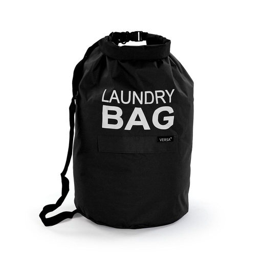 Bag for dirty clothing Versa Black Polyester 70 x 33 cm