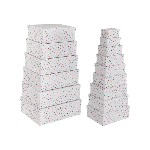 Juego de Cajas Decorativas Versa Cartón (15 Piezas)