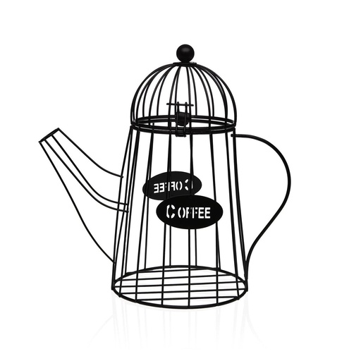 Organizador de Cápsulas de Café Versa Metal 25,5 X 26 X 13 CM Tetera
