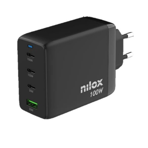 Cargador de Pared Nilox Negro