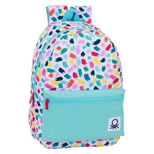 Mochila Escolar Benetton Painting Multicolor