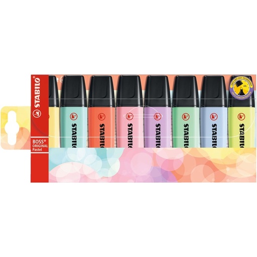 Fluorescent Marker Set Stabilo 70/8-3 8 Pieces Plastic (8 Pieces)