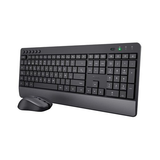 Teclado y Ratón Trust Trezo Negro Qwerty Español