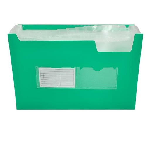 Carpeta Clasificadora Liderpapel FU13 Verde A4