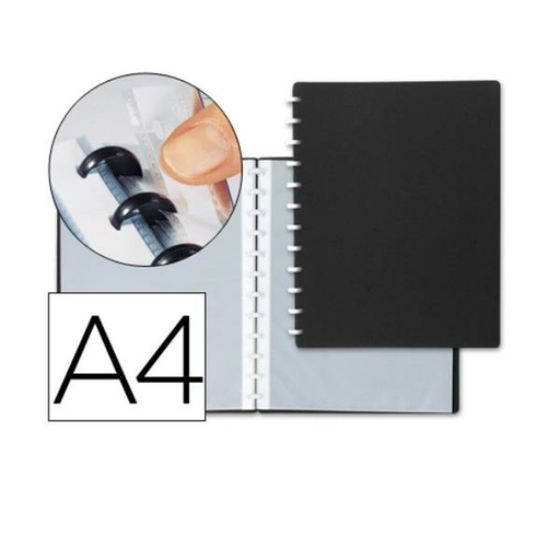 Carpeta Liderpapel WA03 Negro A4