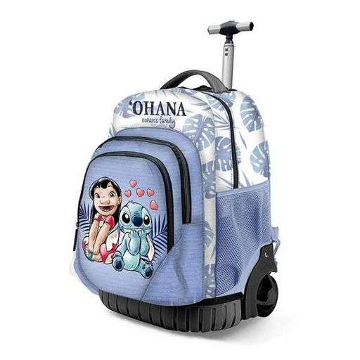 School Rucksack with Wheels Lilo & Stitch