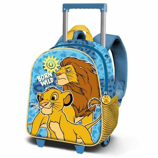 Mochila Escolar con Ruedas The Lion King 3D