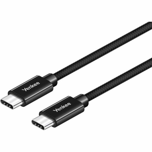 Cable USB-C Yenkee YCU C02 BK Negro 0,2 m