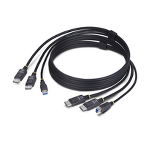 Cable adaptador Startech DDU1226-KVM-CABLE Negro 1,8 m
