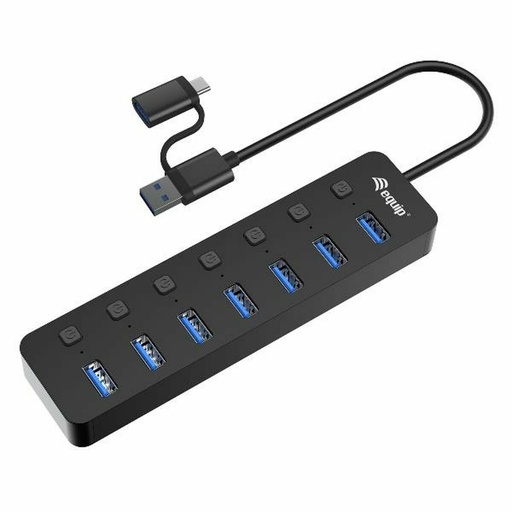 USB Cable Equip 128965 Dark blue 30 cm