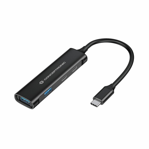Hub USB Conceptronic 110517707101 Negro 15 cm (1 unidad)