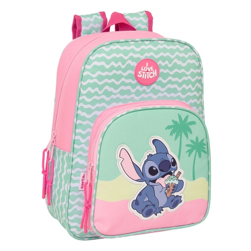 School Bag Lilo & Stitch Ice cream Pink 26 x 34 x 11 cm