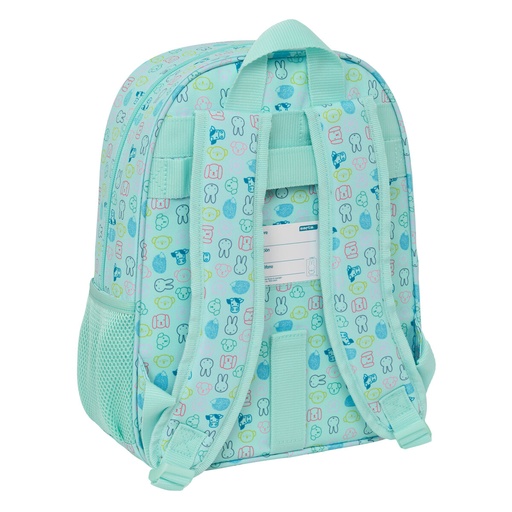 Mochila Escolar Miffy Friends Azul 26 x 34 x 11 cm