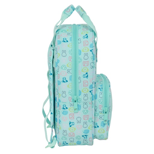 Mochila Escolar Miffy Friends Azul 20 x 28 x 8 cm