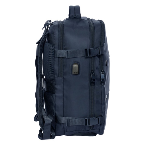 Mochila Escolar Safta Marino Azul marino