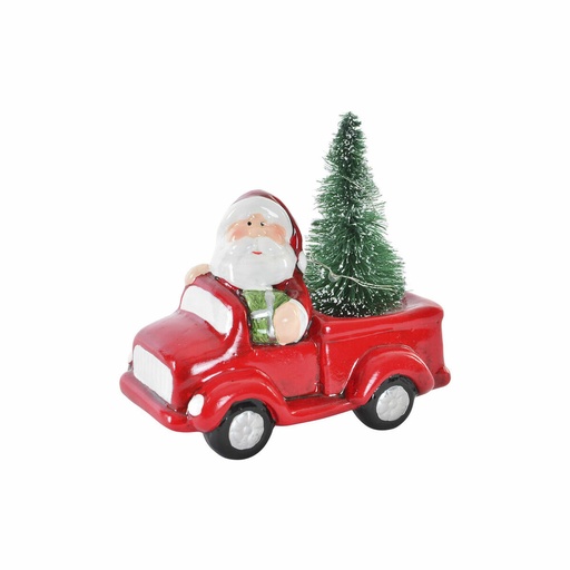 Decorative Figure DKD Home Decor Terracotta Christmas Father Christmas (11 x 7 x 11 cm)