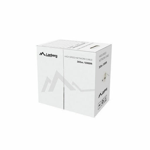Cable Ethernet LAN Lanberg CA20423475 Azul Negro 305 m