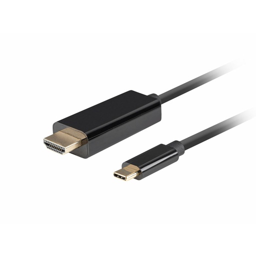 USB-C to HDMI Cable Lanberg CA-CMHD-10CU-0010-BK Black 1 m