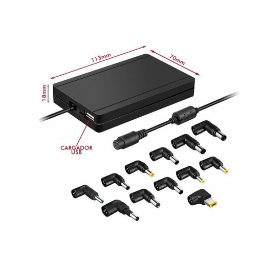 Cargador para Portátil LEOTEC LENCSHOME11 90 W Universal