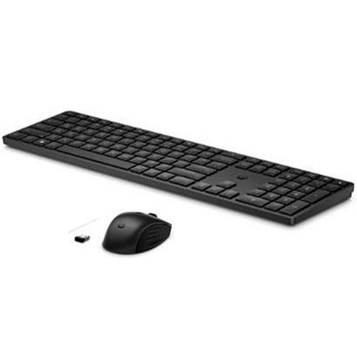 Teclado y Ratón Inalámbrico HP 4R009AA Negro Qwerty Español