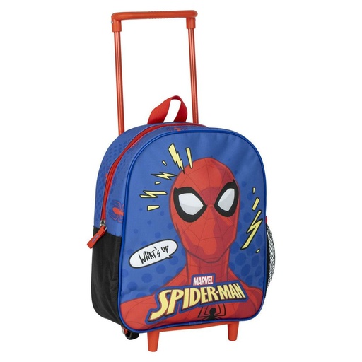 Mochila Escolar con Ruedas Spider-Man Azul 10 x 30 x 25 cm