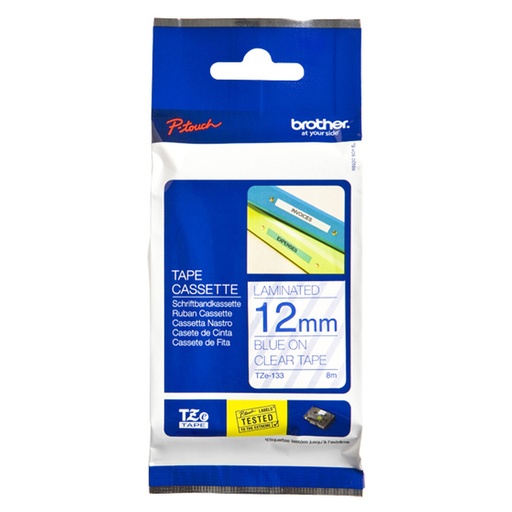 Original Ink Cartridge Brother Cinta laminada 12mm Grey
