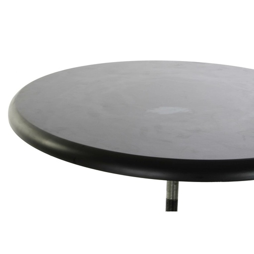 Mesa auxiliar DKD Home Decor 8424001831456 60 x 60 x 105 cm Natural Negro Metal Madera