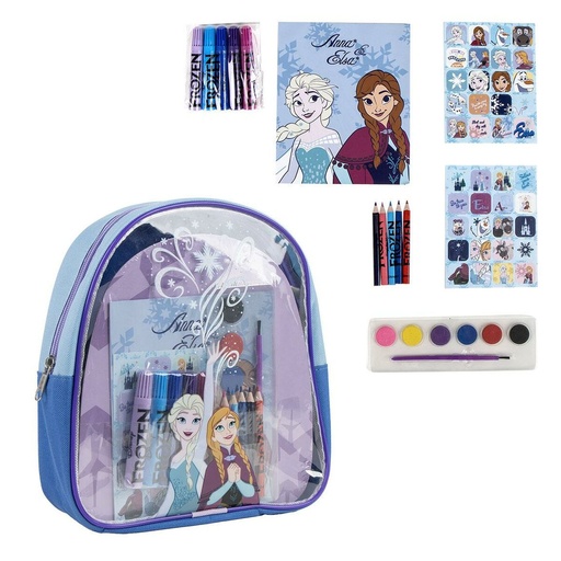 Child's Drawing Rucksack Frozen Blue 22 x 23 x 7 cm