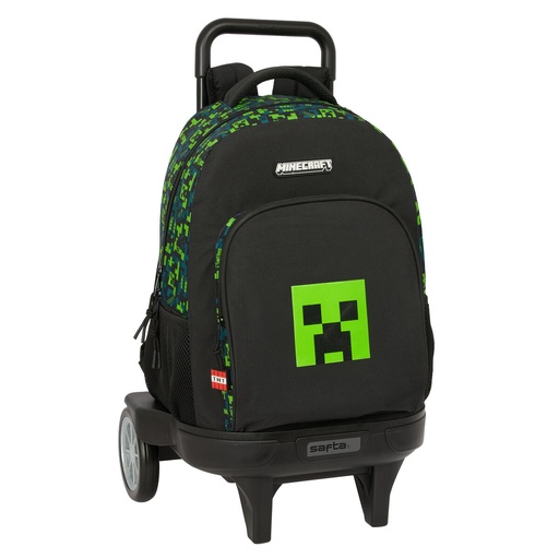 School Rucksack with Wheels Minecraft Tnt Multicolour 33 x 45 x 22 cm