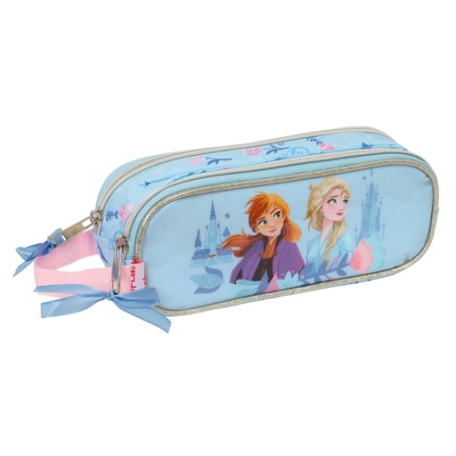 Portatodo Doble Frozen Ice magic Azul claro 21 x 8 x 6 cm