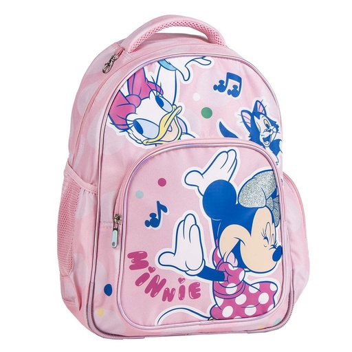 Mochila Escolar Minnie Mouse Rosa 34 x 5,5 x 44 cm