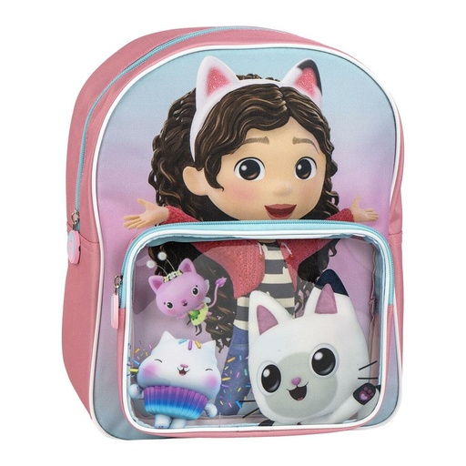 School Bag Gabby's Dollhouse Pink 25 x 31 x 14 cm