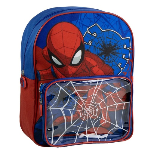 Mochila Escolar Spider-Man Azul oscuro 25 x 31 x 14 cm