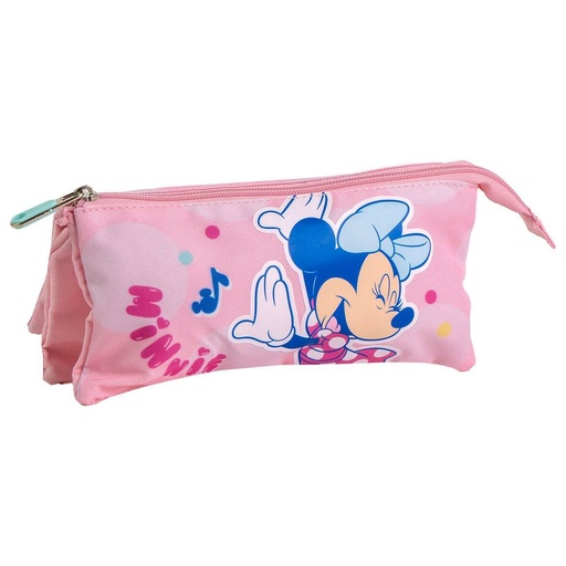 School Case Minnie Mouse Pink 12 x 3 x 22,5 cm