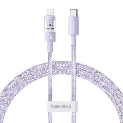 Cable USB-C a USB-C Baseus P10373000511-00 Púrpura 1 m