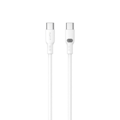USB-C to USB-C Cable Havit CB6280 White 1 m