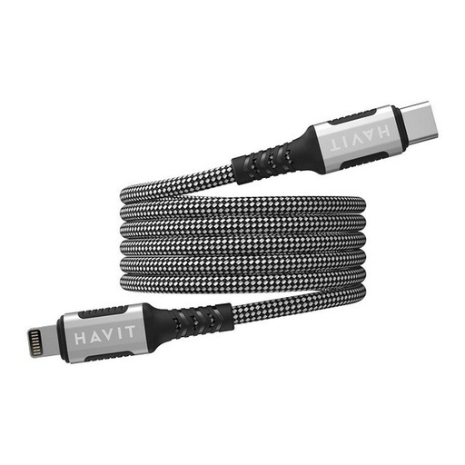USB-C to Lightning Cable Havit CB6298 Black 1 m