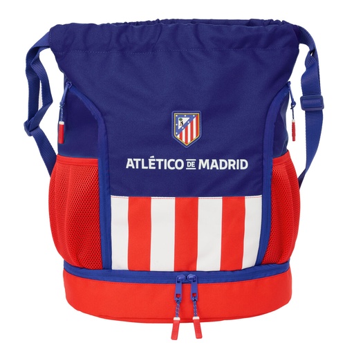 Backpack with Strings Atlético Madrid Blue White Red 35 x 40 x 1 cm