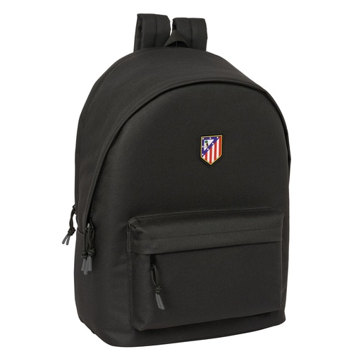 School Bag Atlético Madrid Black 31 x 44 x 18 cm