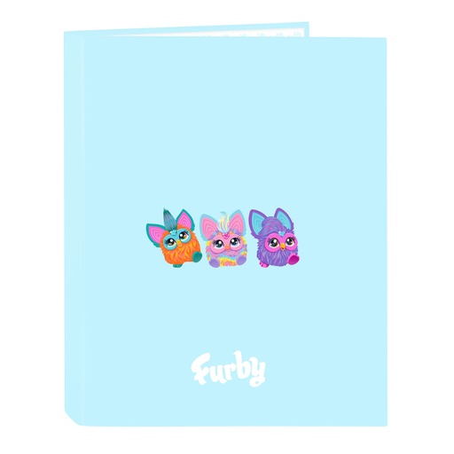 Carpeta Furby Azul cielo A4