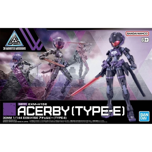 Figura Coleccionable Bandai EXM-H15E ACERBY [TYPE-E] Plástico Animación y anime