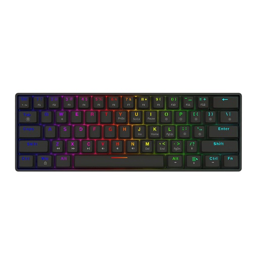 Teclado Savio BLACKOUT X2 RED Negro Qwerty US
