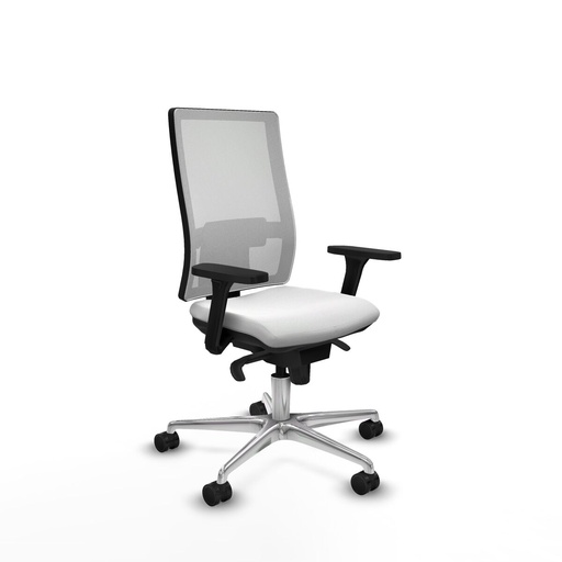 Silla de Oficina Piqueras y Crespo 3D086N0 Blanco