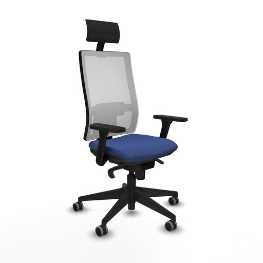 Silla de Oficina Piqueras y Crespo 3D066G1 Azul marino