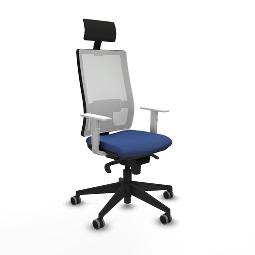 Silla de Oficina Piqueras y Crespo 4B066G1 Azul marino
