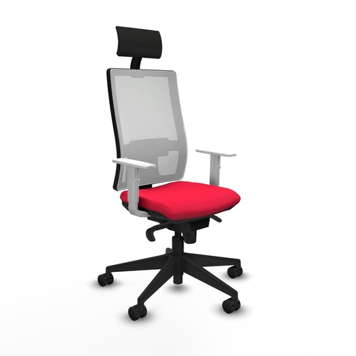 Silla de Oficina Piqueras y Crespo 4B066N1 Rojo