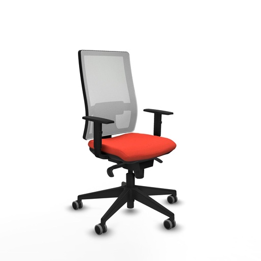 Silla de Oficina Piqueras y Crespo 1D066G0 Naranja Oscuro