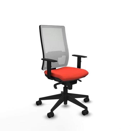 Silla de Oficina Piqueras y Crespo 1D066N0 Naranja Oscuro